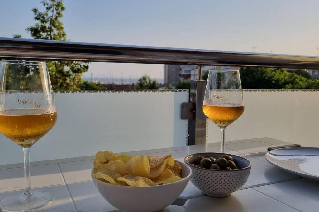 Piso En El Centro Con Vistas Al Mar Y Balcon Leilighet Roses Eksteriør bilde